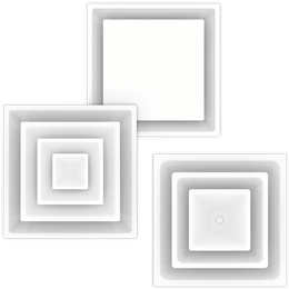 Square Ceiling diffuser