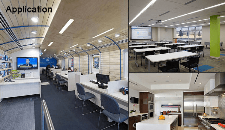 linear slot diffuser application